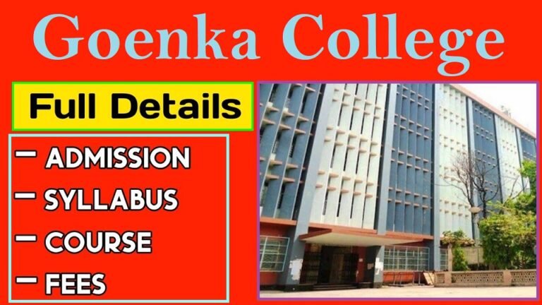 Goenka College of Commerce and Business Administration – Courses, Admission, Fees, Rankings & Latest News